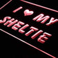 I Love My Sheltie Shetland Sheepdog LED Neon Light Sign - Way Up Gifts