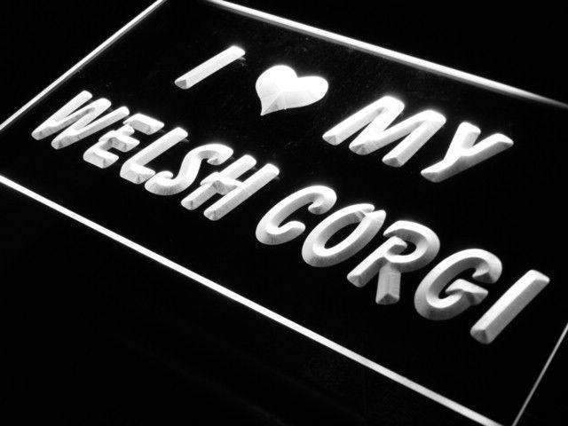 I Love My Welsh Corgi LED Neon Light Sign - Way Up Gifts