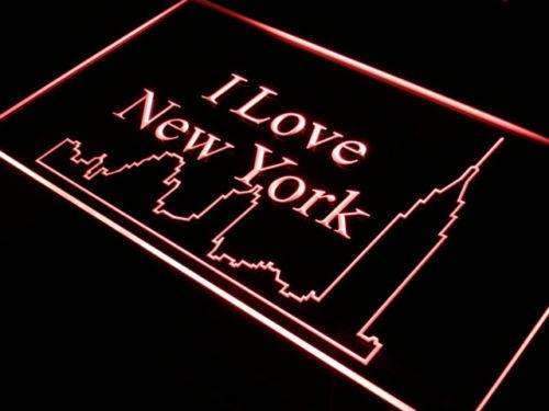 I Love New York LED Neon Light Sign - Way Up Gifts