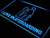 I Love Skateboarding LED Neon Light Sign - Way Up Gifts