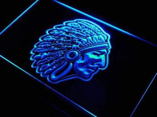 Indian Chief LED Neon Light Sign - Way Up Gifts
