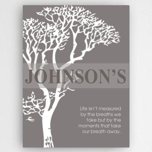 Personalized Inspirational Canvas Print - Way Up Gifts