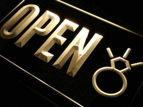 Jewelry Shop Open LED Neon Light Sign - Way Up Gifts