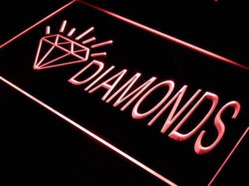 Jewelry Store Diamonds LED Neon Light Sign - Way Up Gifts