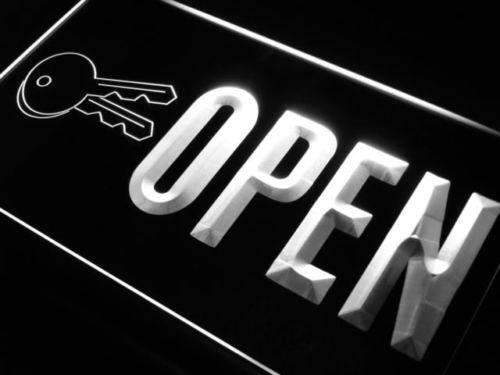 Key Cutting Open LED Neon Light Sign - Way Up Gifts