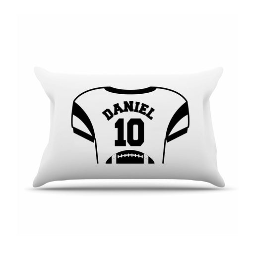 Personalized Boys Football Jersey Pillow Case - Way Up Gifts