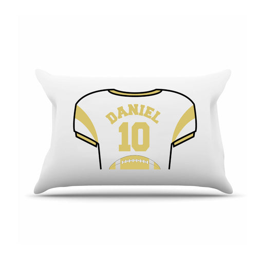 Personalized Boys Football Jersey Pillow Case - Way Up Gifts