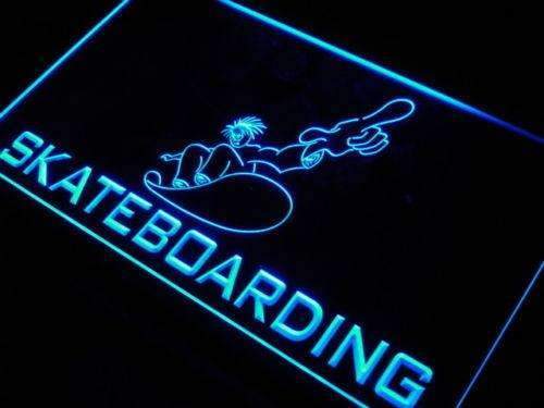 Kids Skateboarding LED Neon Light Sign - Way Up Gifts