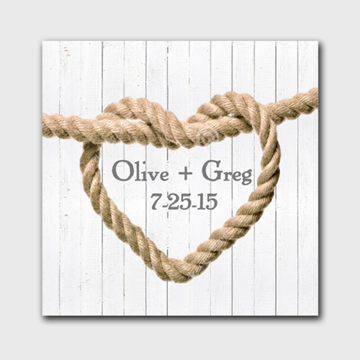 Personalized Couples Knot Canvas Signs - Way Up Gifts