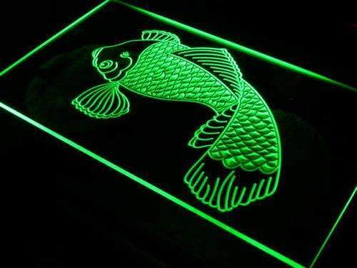 Koi Japanese Fish Tattoo Logo LED Neon Light Sign - Way Up Gifts