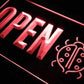Lady Bug Decor Open LED Neon Light Sign - Way Up Gifts