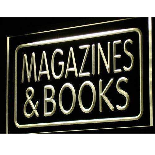 Magazines Book Shop LED Neon Light Sign - Way Up Gifts