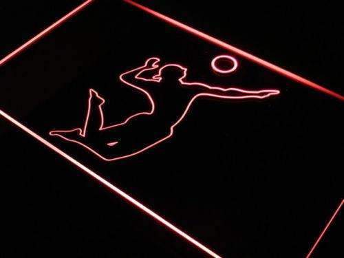 Mens Sand Volleyball LED Neon Light Sign - Way Up Gifts