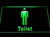 Mens Toilet Restroom LED Neon Light Sign - Way Up Gifts