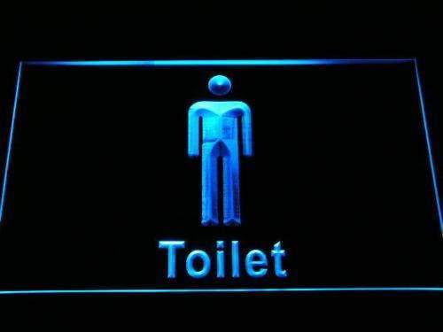 Mens Toilet Restroom LED Neon Light Sign - Way Up Gifts