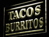 Mexican Tacos Burritos LED Neon Light Sign - Way Up Gifts