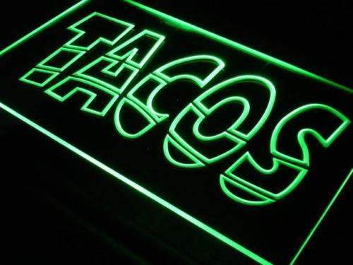Mexican Tacos LED Neon Light Sign - Way Up Gifts