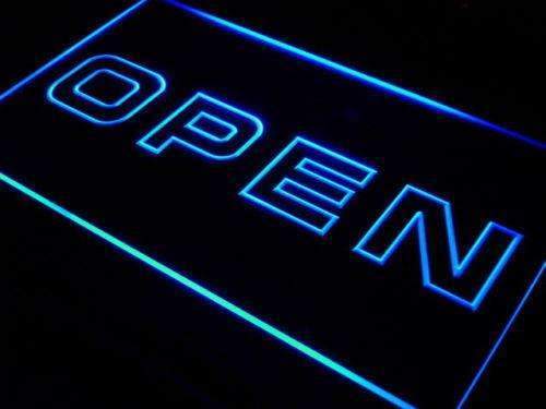 Modern Store Open LED Neon Light Sign - Way Up Gifts