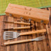 Personalized BBQ Grill Accessories Tools Utensils Set with Case - Way Up Gifts