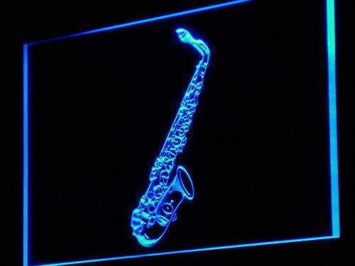 Music Store Lessons Saxophone LED Neon Light Sign - Way Up Gifts