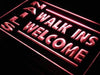 Nail Salon Walk Ins Welcome LED Neon Light Sign - Way Up Gifts