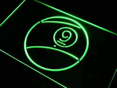 Nine Ball Billiards LED Neon Light Sign - Way Up Gifts