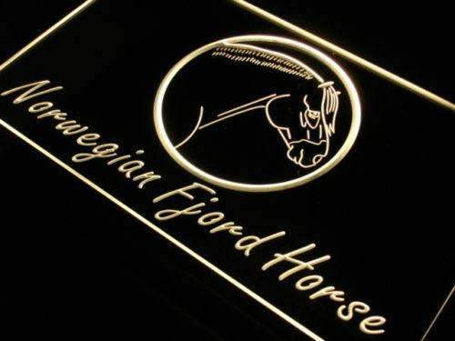 Norwegian Fjord Horse LED Neon Light Sign - Way Up Gifts