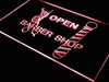 Open Barber Shop LED Neon Light Sign - Way Up Gifts