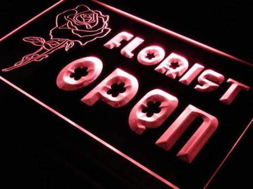 Open Florist LED Neon Light Sign - Way Up Gifts