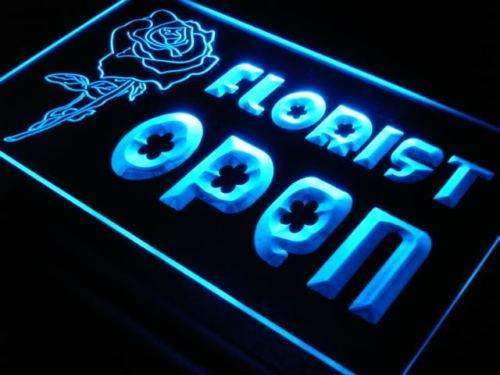 Open Florist LED Neon Light Sign - Way Up Gifts