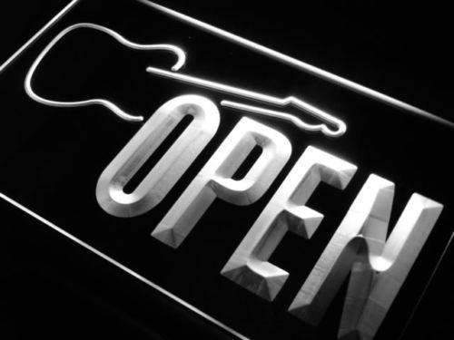 Open Instruments Guitars LED Neon Light Sign - Way Up Gifts