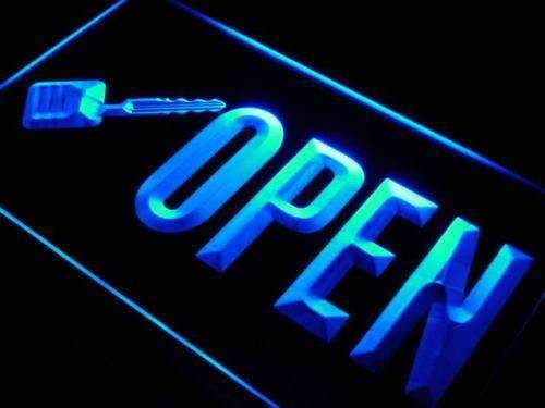 Open Key Cutting LED Neon Light Sign - Way Up Gifts