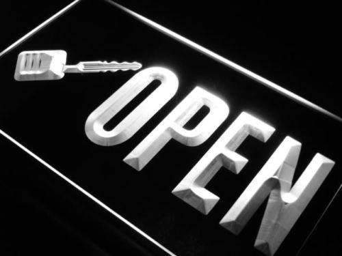 Open Key Cutting LED Neon Light Sign - Way Up Gifts