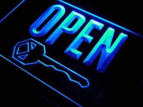 Open Keys Key Cutting LED Neon Light Sign - Way Up Gifts
