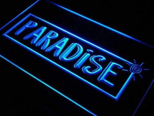 Paradise Beach House Decor LED Neon Light Sign - Way Up Gifts