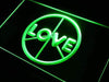 Peace Love LED Neon Light Sign - Way Up Gifts