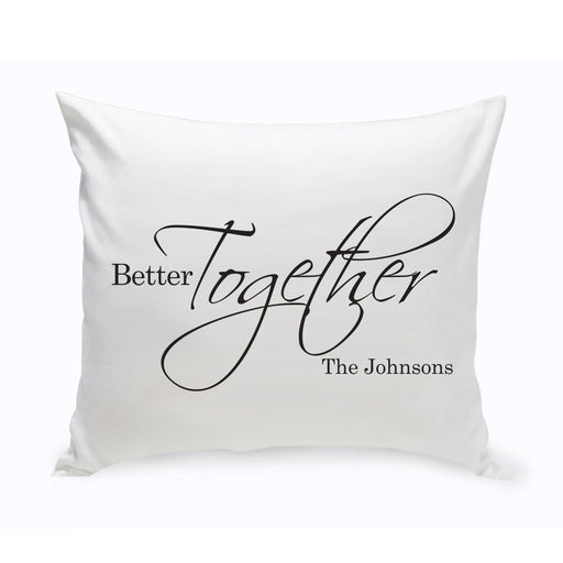 Personalized Better Together Throw Pillow - Way Up Gifts