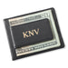 Personalized Men's Black Leather Money Clip Wallet - Way Up Gifts