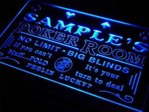 Personalized Casino Poker Room LED Neon Light Sign - Way Up Gifts