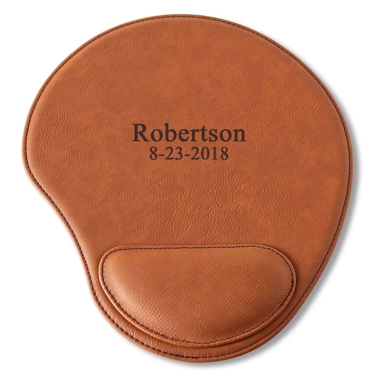 Personalized Rawhide Mouse Pad - Way Up Gifts