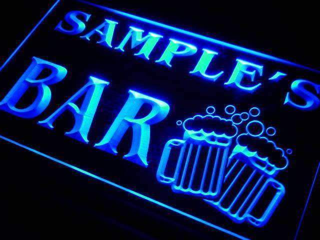 Personalized Double Mug Bar LED Neon Light Sign - Way Up Gifts