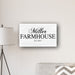 Personalized Modern Farmhouse 14" x 24" Canvas - Way Up Gifts