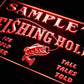 Personalized Fishing Hole LED Neon Light Sign - Way Up Gifts