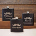 Engraved Mustache Flask - Way Up Gifts