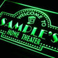 Personalized Home Theater LED Neon Light Sign - Way Up Gifts
