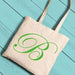 Personalized Initial Canvas Tote Bag - Way Up Gifts