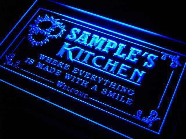 Personalized Kitchen II LED Neon Light Sign - Way Up Gifts