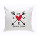 Personalized Love Arrow Throw Pillow - Way Up Gifts