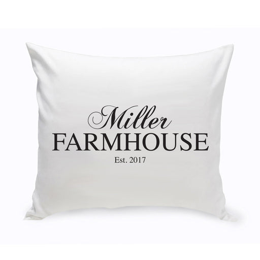 Personalized Modern Farmhouse Throw Pillow - Way Up Gifts