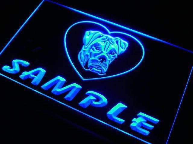 Personalized Name American Bulldog LED Neon Light Sign - Way Up Gifts